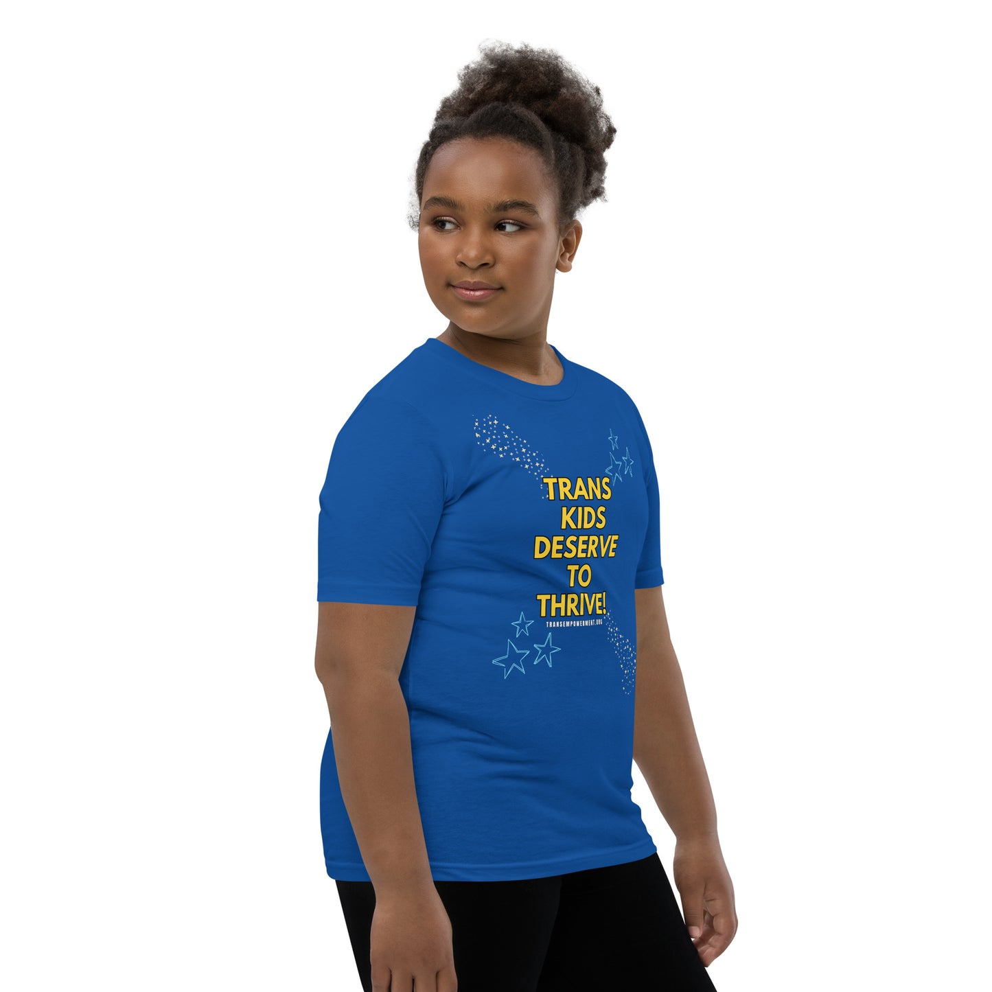 Trans Kids Deserve to Thrive-Youth Short Sleeve T-Shirt